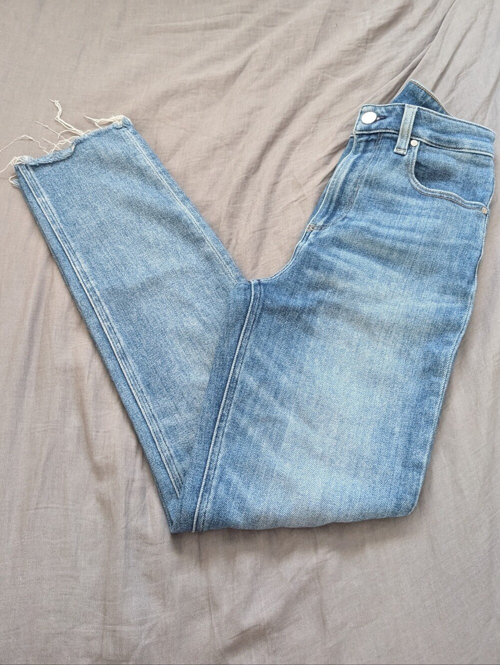 Paige Sarah Slim Leg High Rise Jeans Sundown